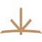 Ekena Millwork Alberta Smooth Timber Gable Bracket, Western Red Cedar, 96"W x 60"H x 5 1/2"D x 5 1/2"F, 15/12 Pitch GBW096X60X0606ALB00SWR - alternate 1